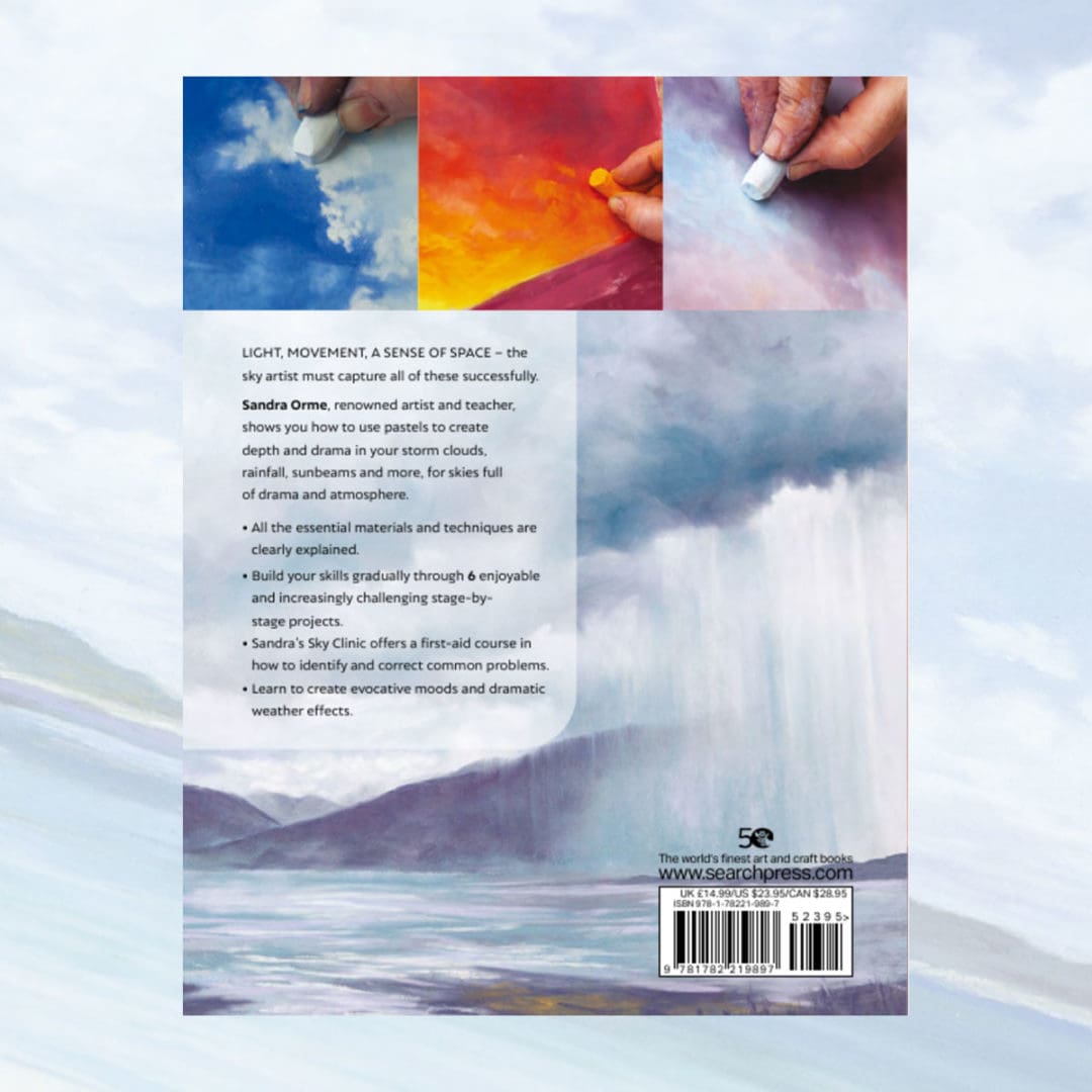 KEM Painting Skies in Pastel pastellbok himmel