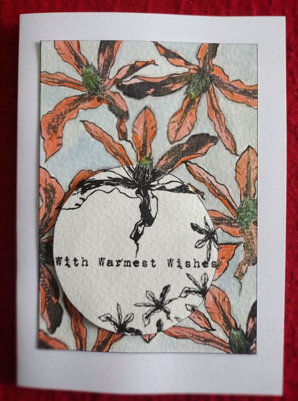 Tracy Evans Design TE005 Clematis stempel A6 blomst