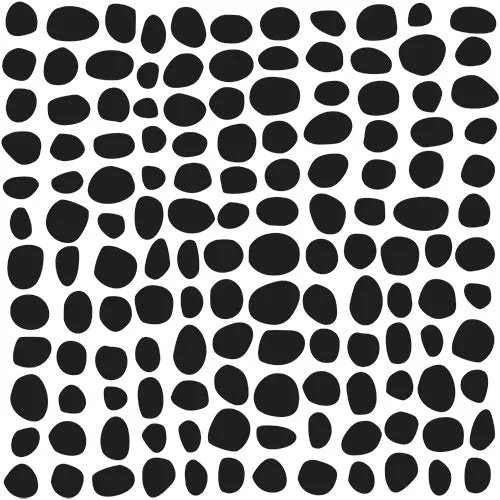 The Crafters Workshop TCW1053 sjablong pebble grid bakgrunn