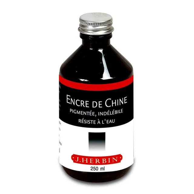 Indian Ink Black skjellakk tusj svart tegning
