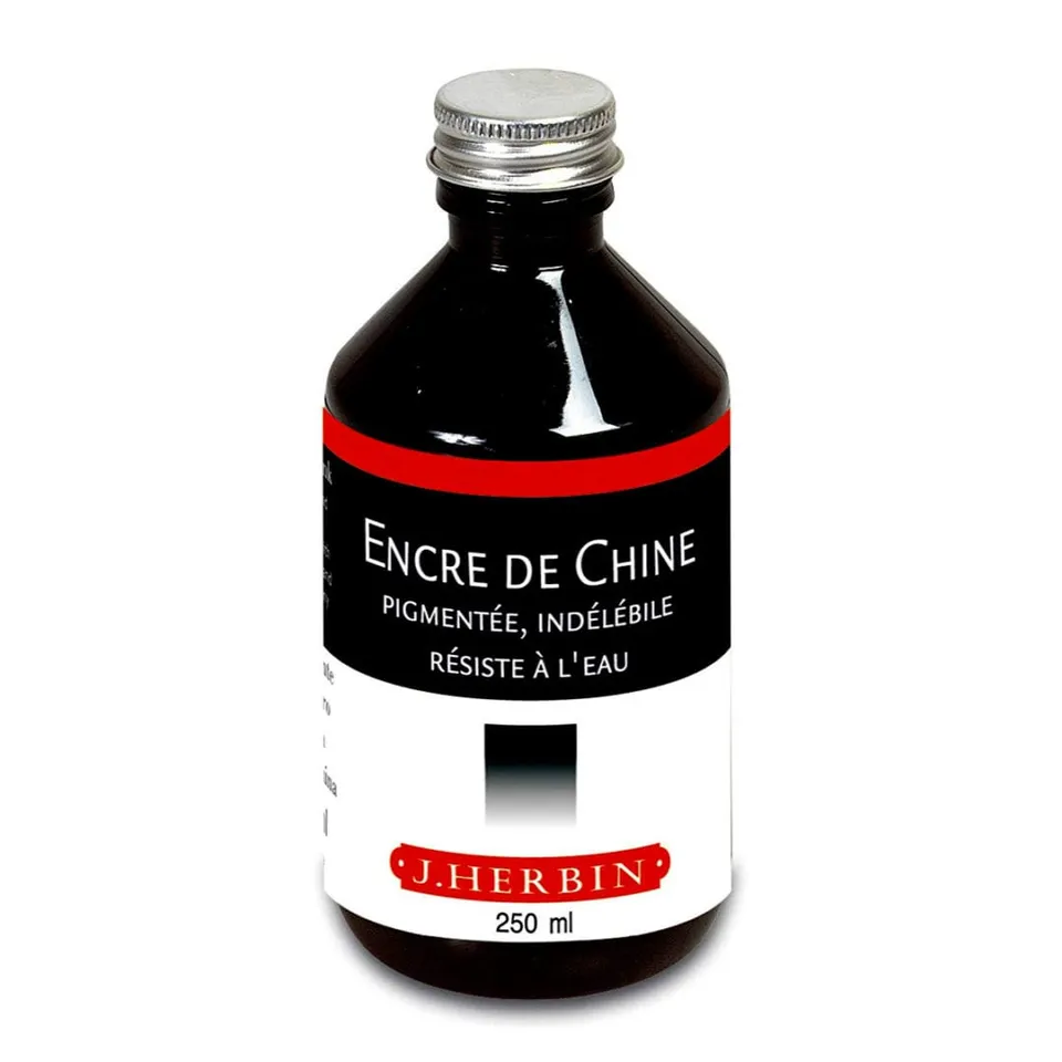 Indian Ink Black skjellakk tusj svart tegning