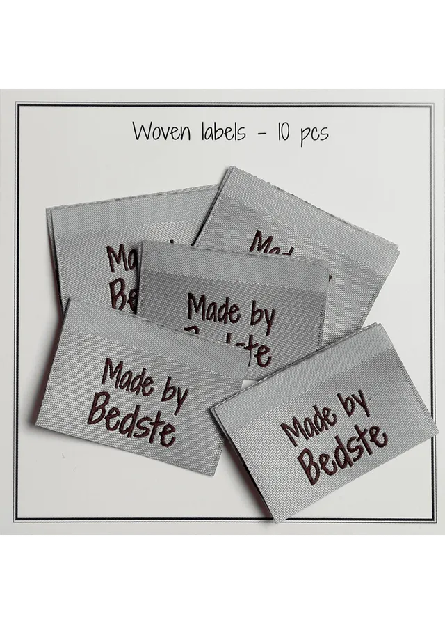 Go Handmade merkelapper Made by Bedste 10 stk