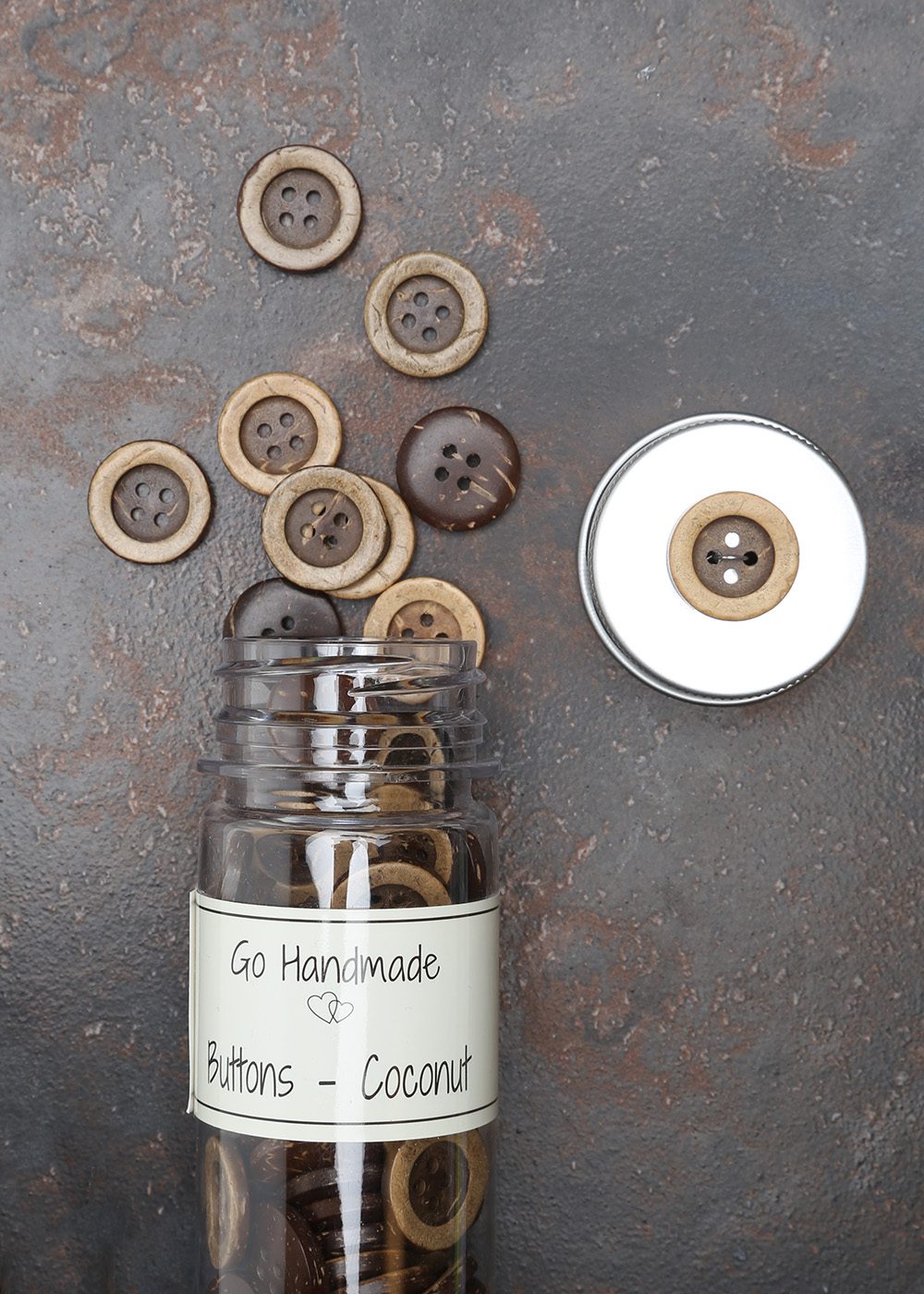 Go Handmade Coconut Classic knapper flaske 120 stk kokos