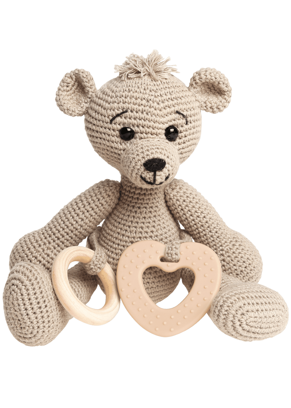Go Handmade Sanse Teddy heklesett beige