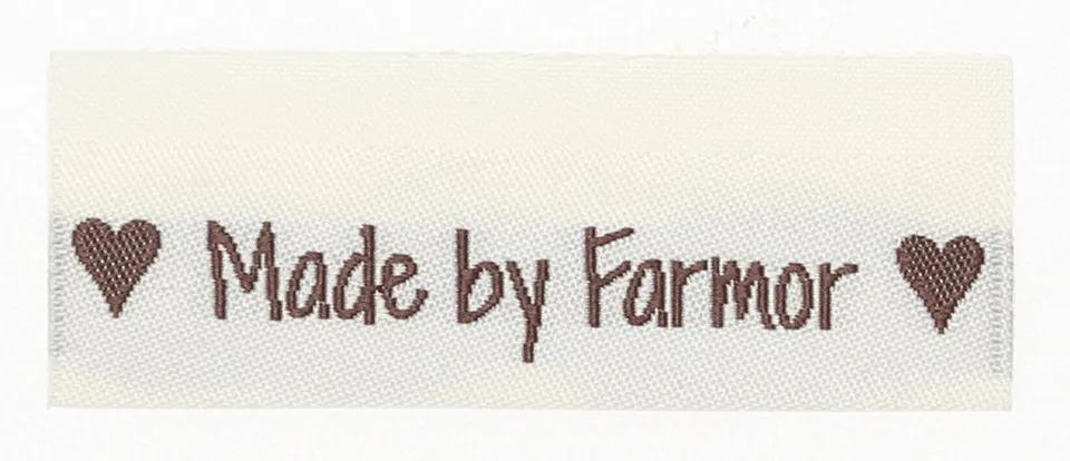 Go Handmade Made by farmor vevde merkelapper 10 stk dobbeltsidet