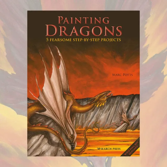 KEM Painting Dragons malerbok drager fantasy