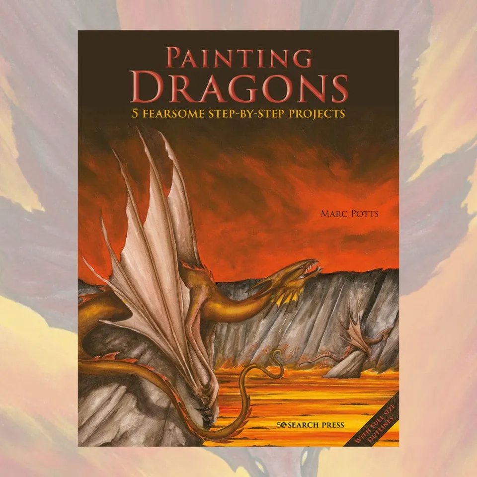 KEM Painting Dragons malerbok drager fantasy