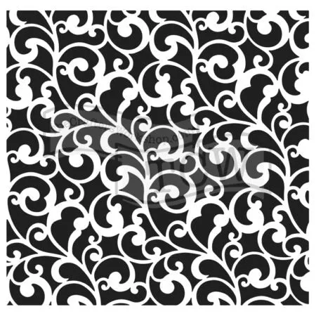 The Crafters Workshop TCW710 Endless Swirls sjablong 6x6