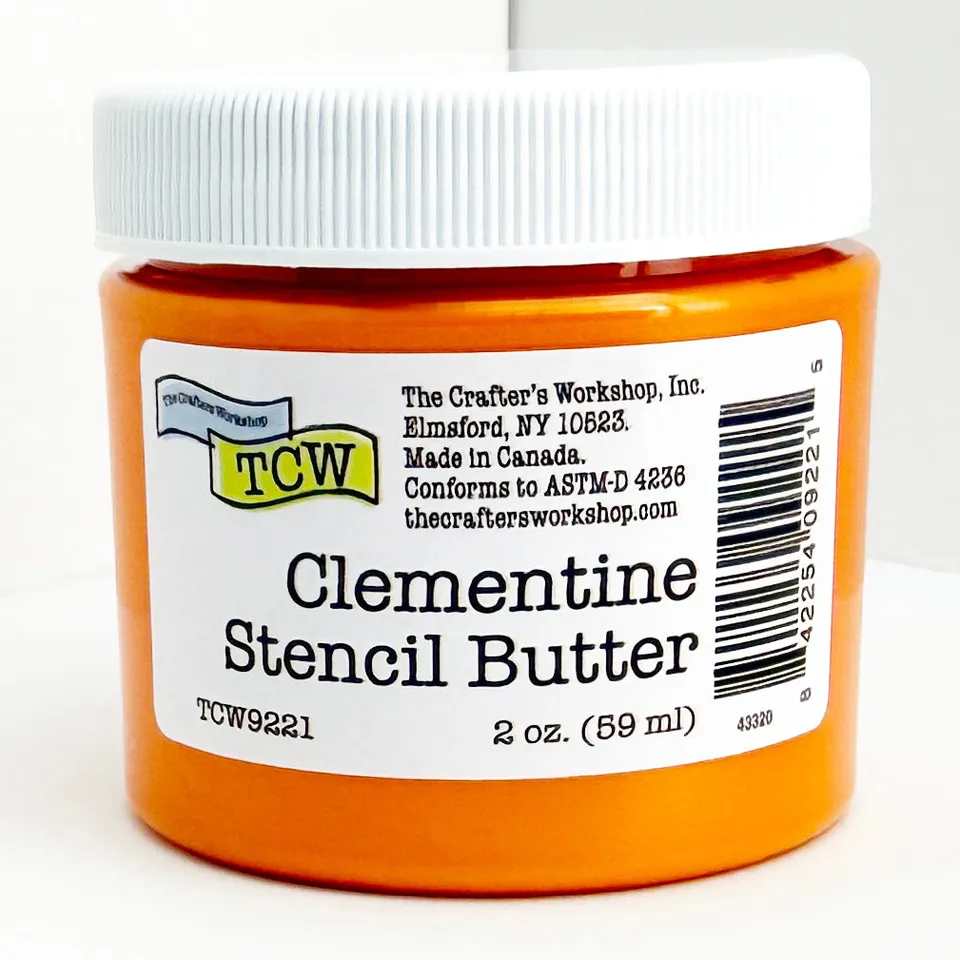 TCW Stencil Butter Clementine pasta 2oz oransje