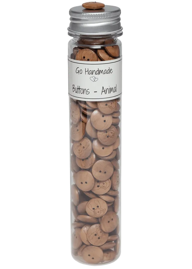 Go Handmade Sheep knapper 17 mm 165 stk boks