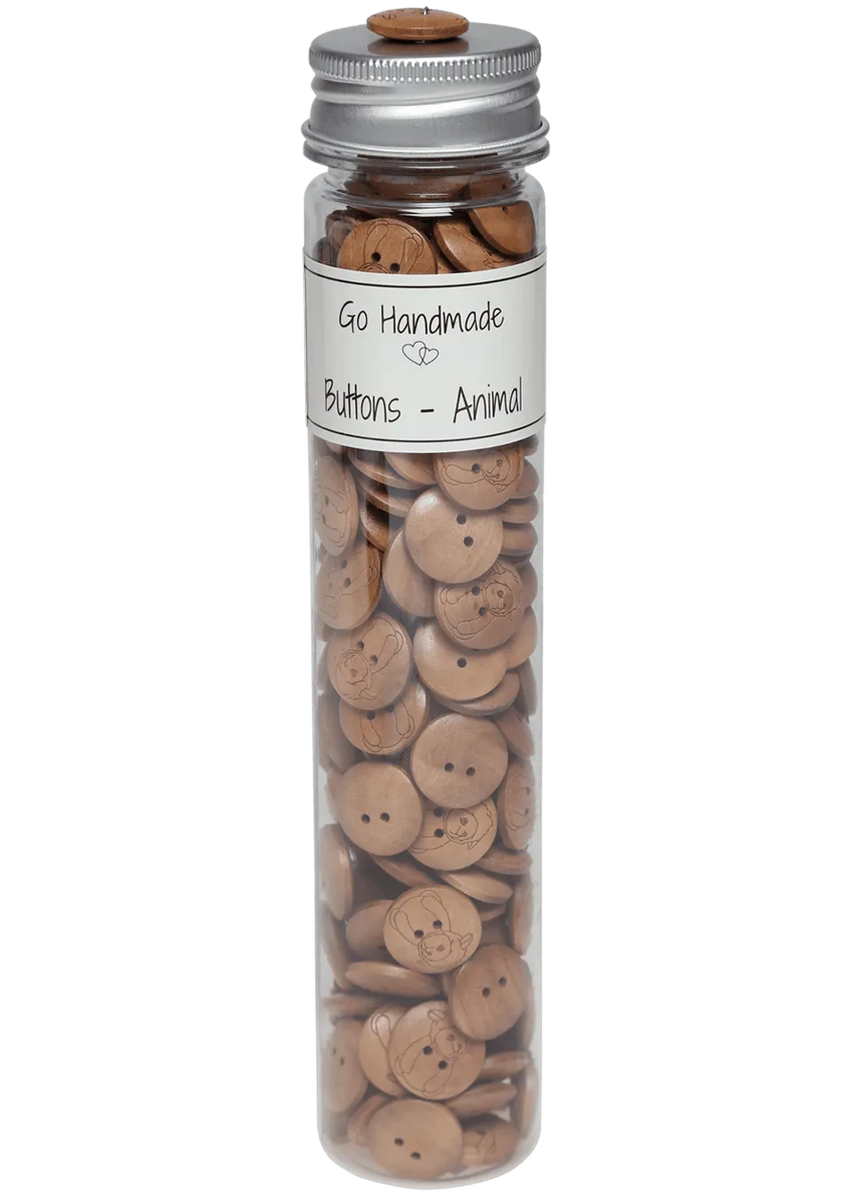 Go Handmade Sheep knapper 17 mm flaske 165 stk sauemotiv