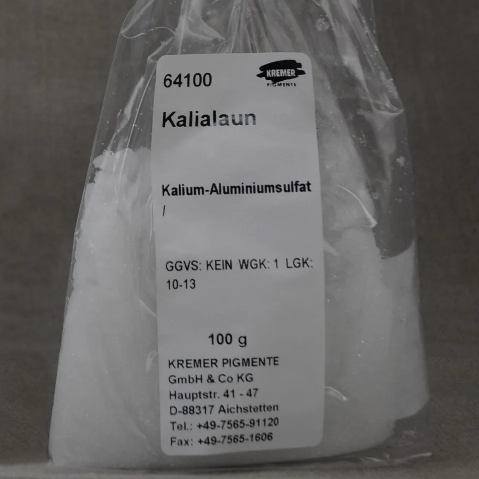 KEM kalialun potash alum 100g til marmorering