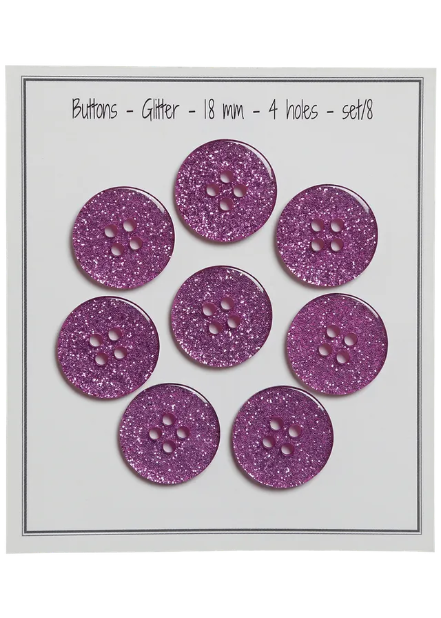 Go Handmade Glitter 18 mm sikkerhetsøyne 8 stk