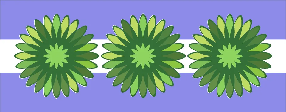 The Crafters Workshop TCW6023 Triple Daisies slimline sjablong lagdelt