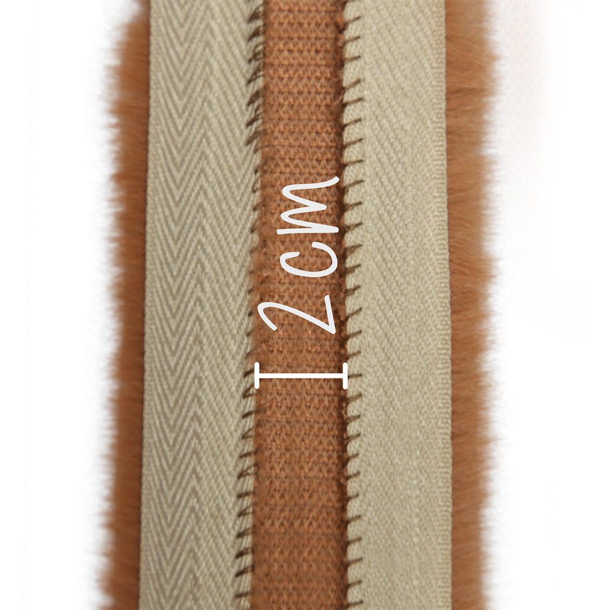 Go Handmade Fux fur kunstpels rød 70x2 cm