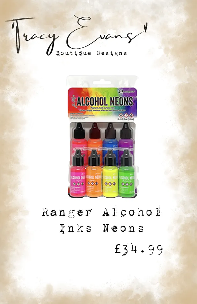 Tracy Evans Design IN036 alkoholblekk Neon sterkt fargesett