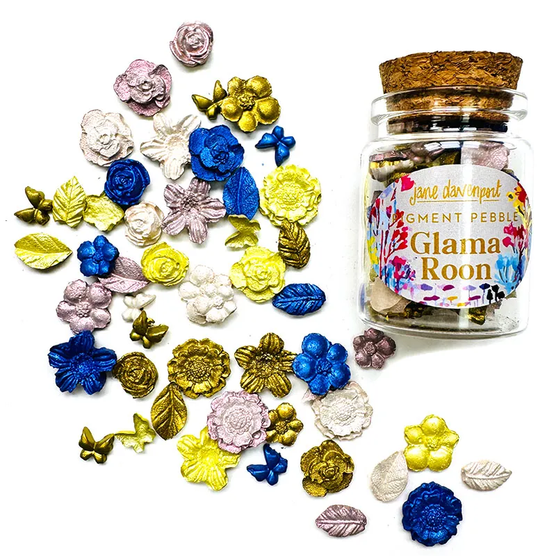 Jane Davenport Pigment Pebble GlamaRoon akvarell rosa