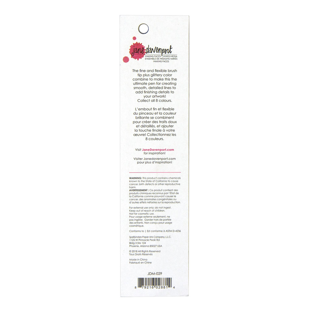 Jane Davenport Ultimate waterproof brushpenn vanntett