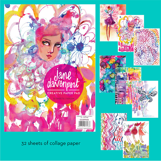 Jane Davenport Creative Paper Pad papirblokk