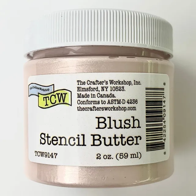 The Crafters Workshop Stencil Butter Blush stencilkrem 2oz rosa
