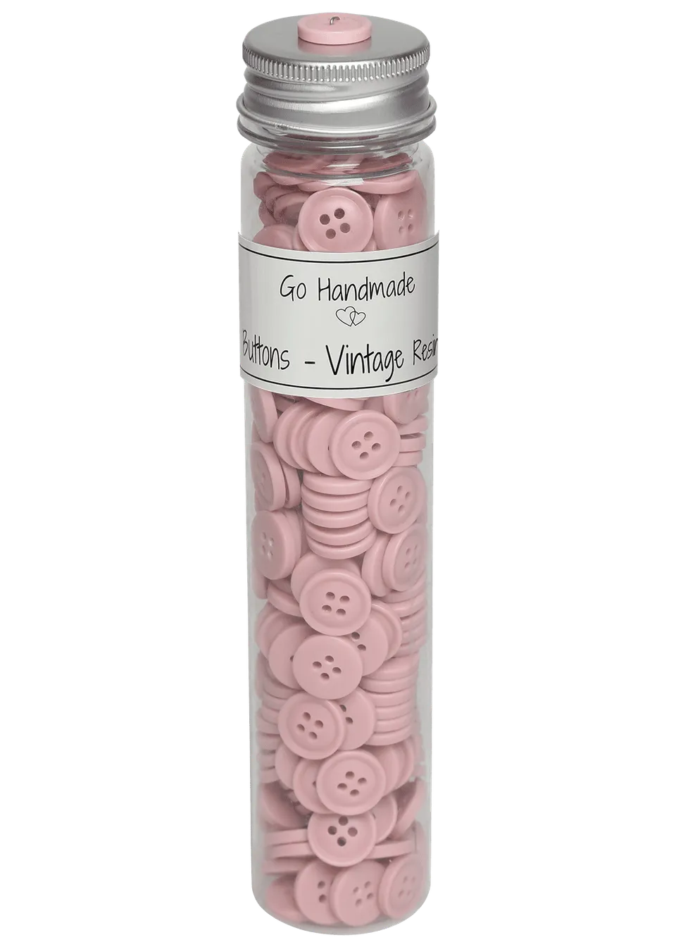 Go Handmade Vintage Resin 15 mm knapper 245 stk
