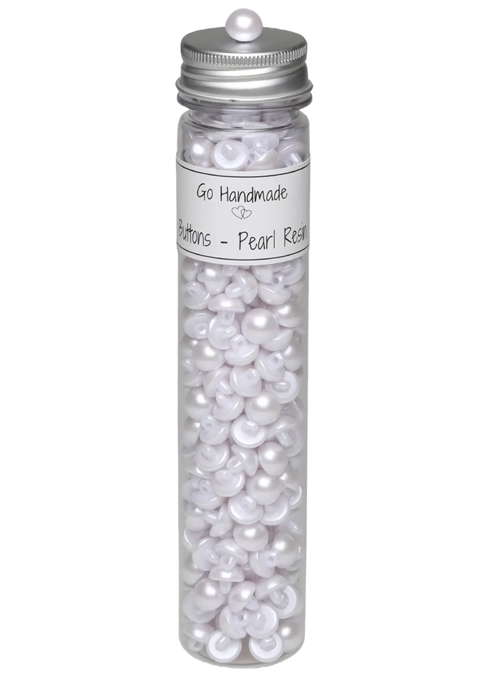 Go Handmade harpiksperler halvrunde 11 mm 265 stk