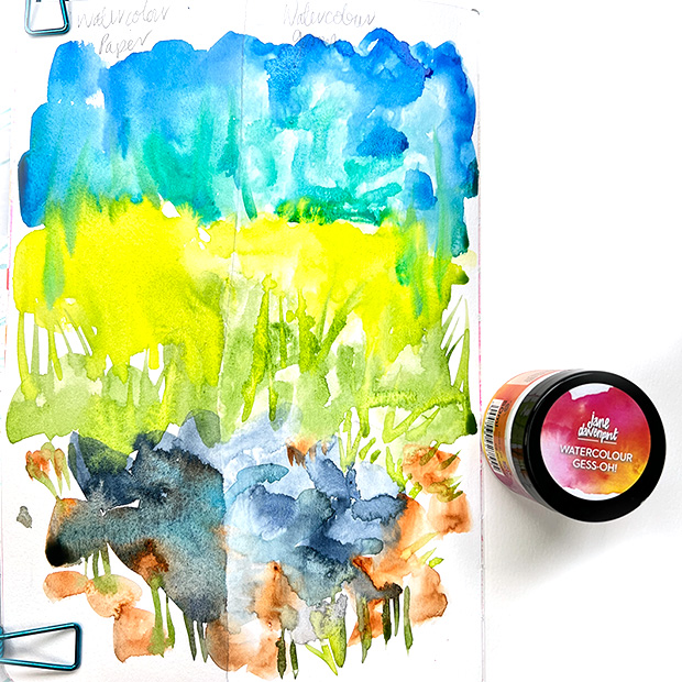 Jane Davenport Watercolour Gess-oh grunning liten boks