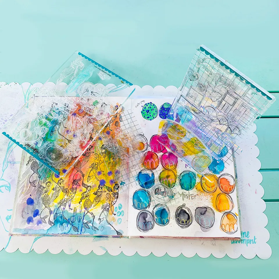Jane Davenport Clear Thinking Stamp Block Bundle stempelblokk