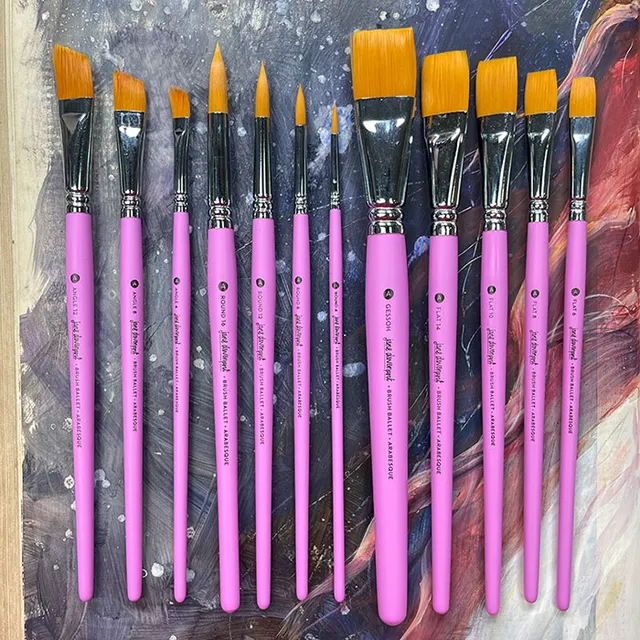 Jane Davenport Brush Ballet Arabesque penselsett akryl