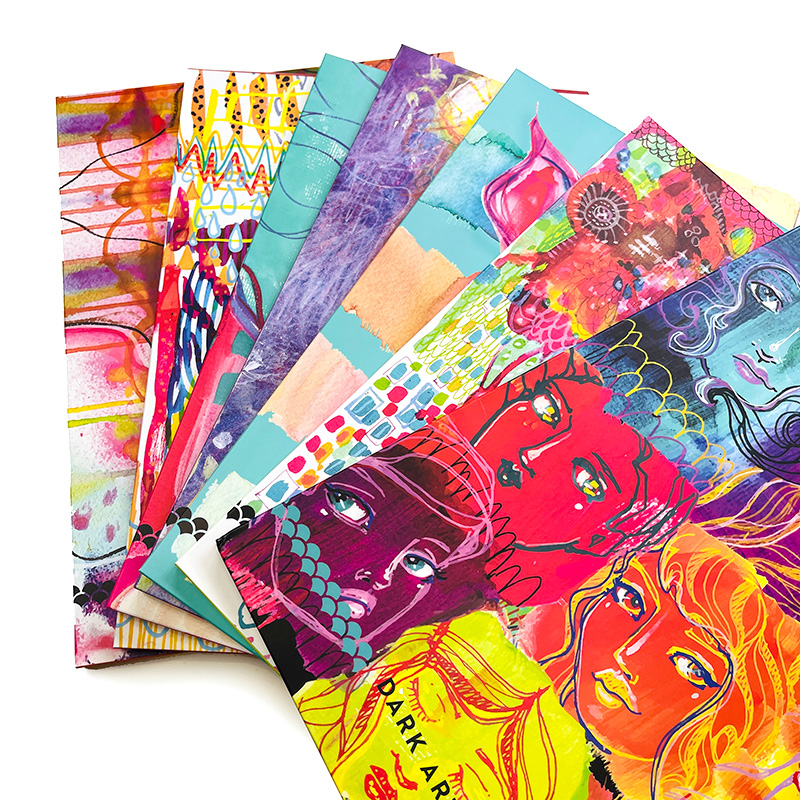 Jane Davenport Art Paper Pack journalpapir A4 brettet