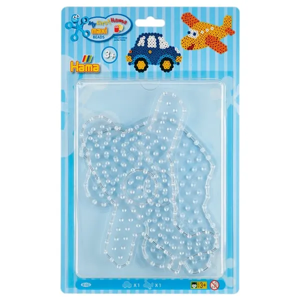 Hama Maxi perlebrett bil og fly 2 stk