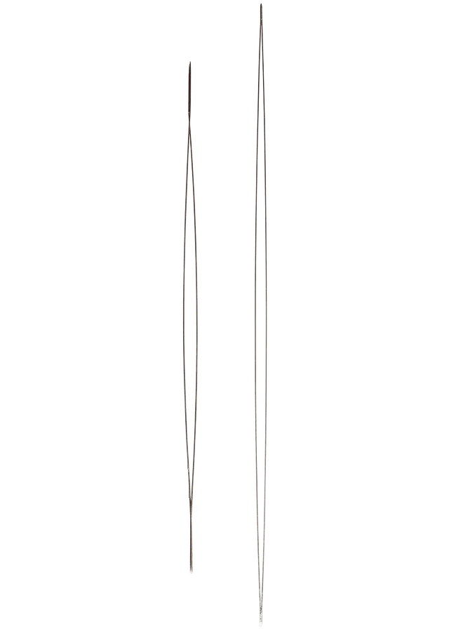 Go Handmade Bead Needles perlenåler 10+12 cm 2 stk