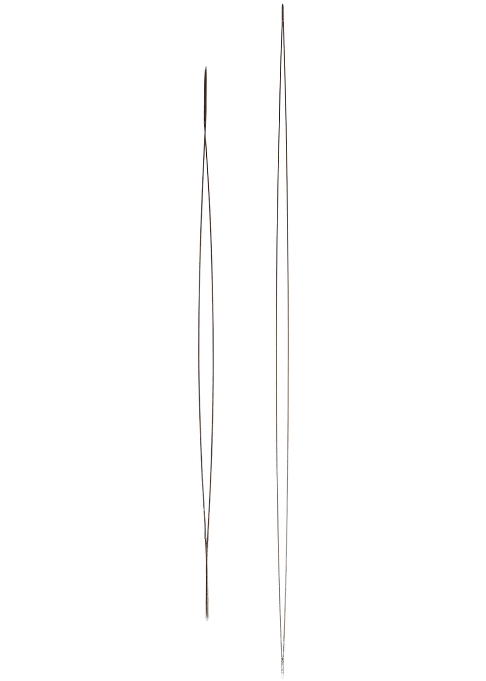 Go Handmade Bead Needles perlenåler 10+12 cm 2 stk