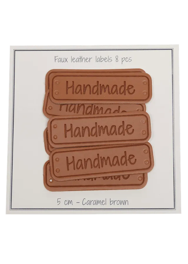 Go Handmade merke Handmade PU-skinn karamell 8 stk