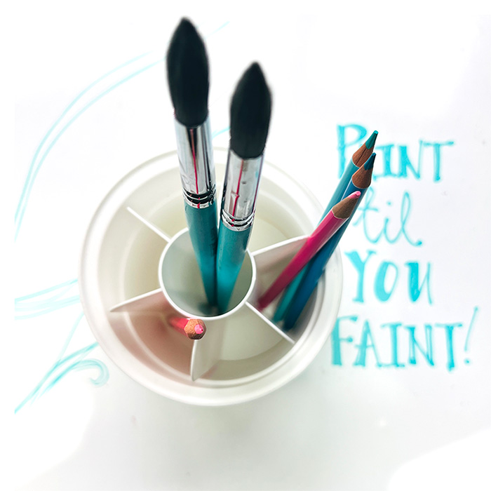 Jane Davenport Brush Bay penselholder roterende