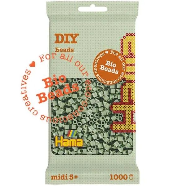Hama Bio perler eukalyptus 1000 stk CO2-nøytrale