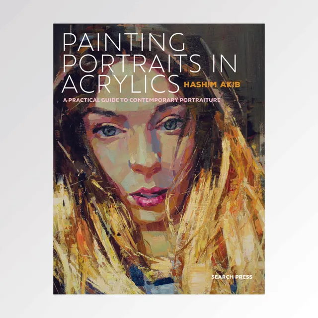 KEM Painting Portraits in Acrylics bok akrylportrett