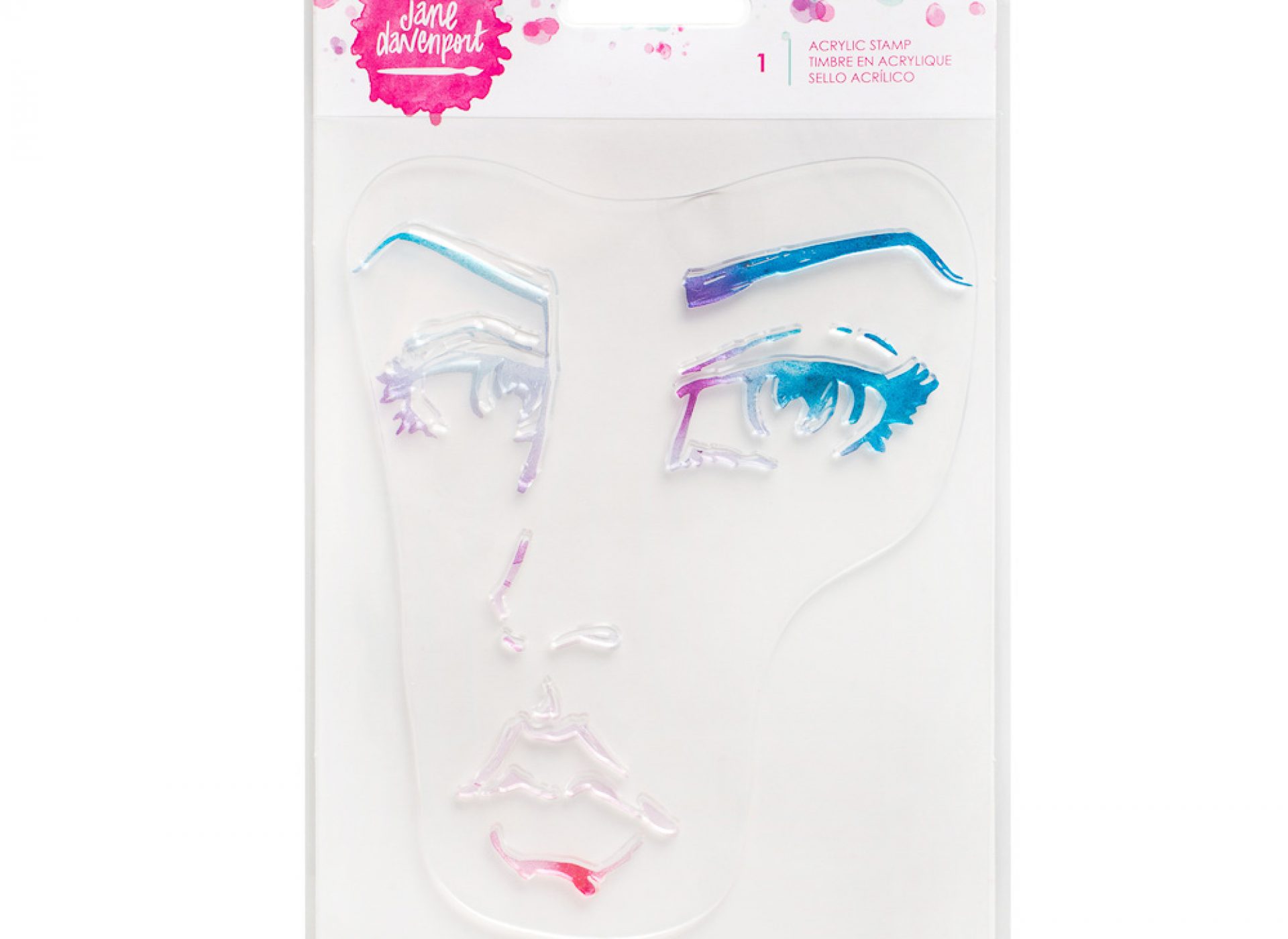 Jane Davenport Face Maker stort stempel ansikt