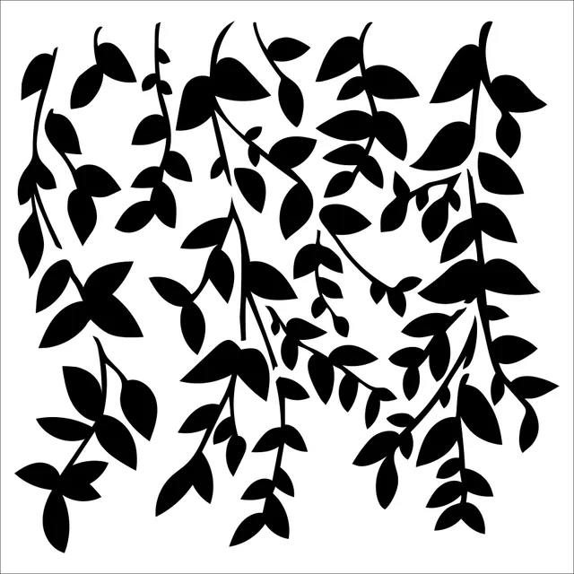 The Crafters Workshop TCW963 Hanging Vines sjablong 15x15 cm