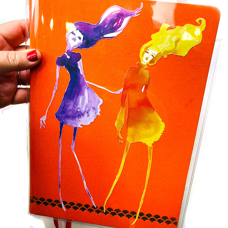 Jane Davenport Mini Fashionistas veggdekor flyttbar