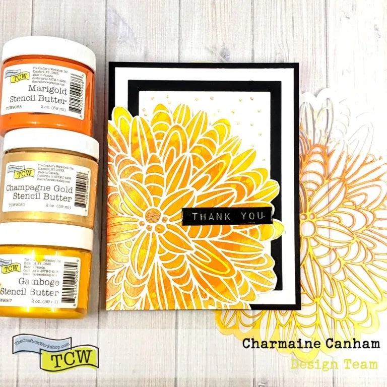 The Crafters Workshop Champagne Gold stencil butter 2 oz gull