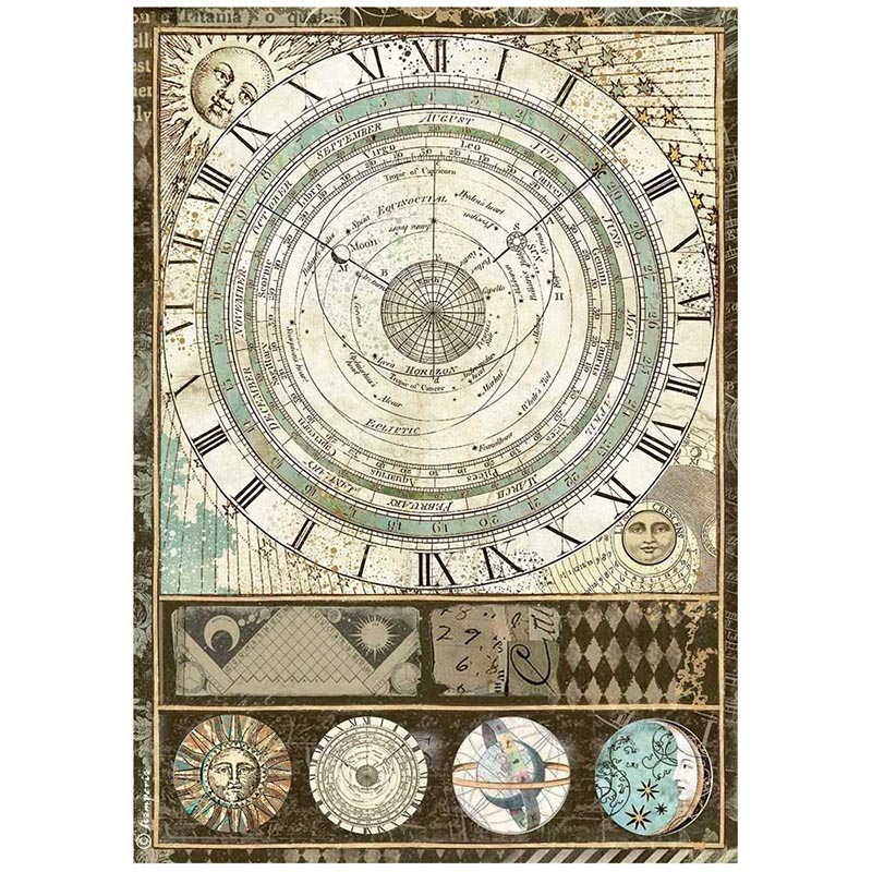 Jane Davenport Celestial rispapir decopage og journal