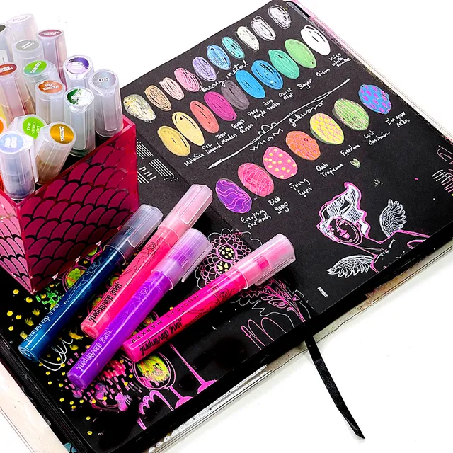 Jane Davenport Musical Markers Wham Glam tusjer neon
