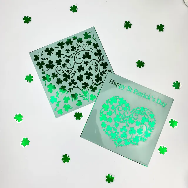 TCW Shamrock sjablongpakke 2x 6x6 kløver