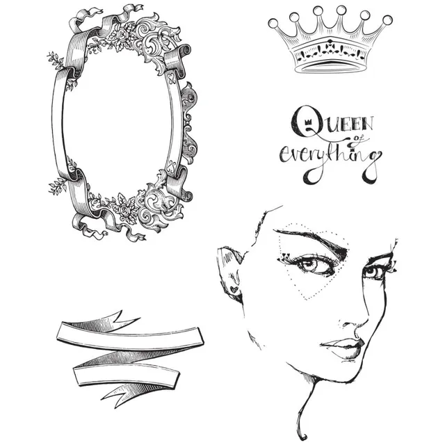 Jane Davenport Queen of Everything stempel tekst