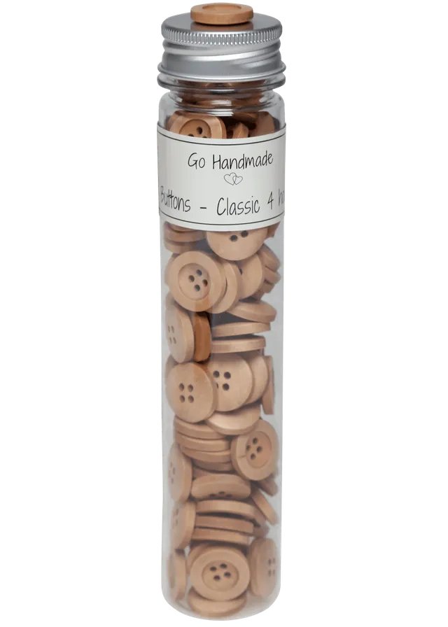 Go Handmade Classic 4 holes knapper 110 stk