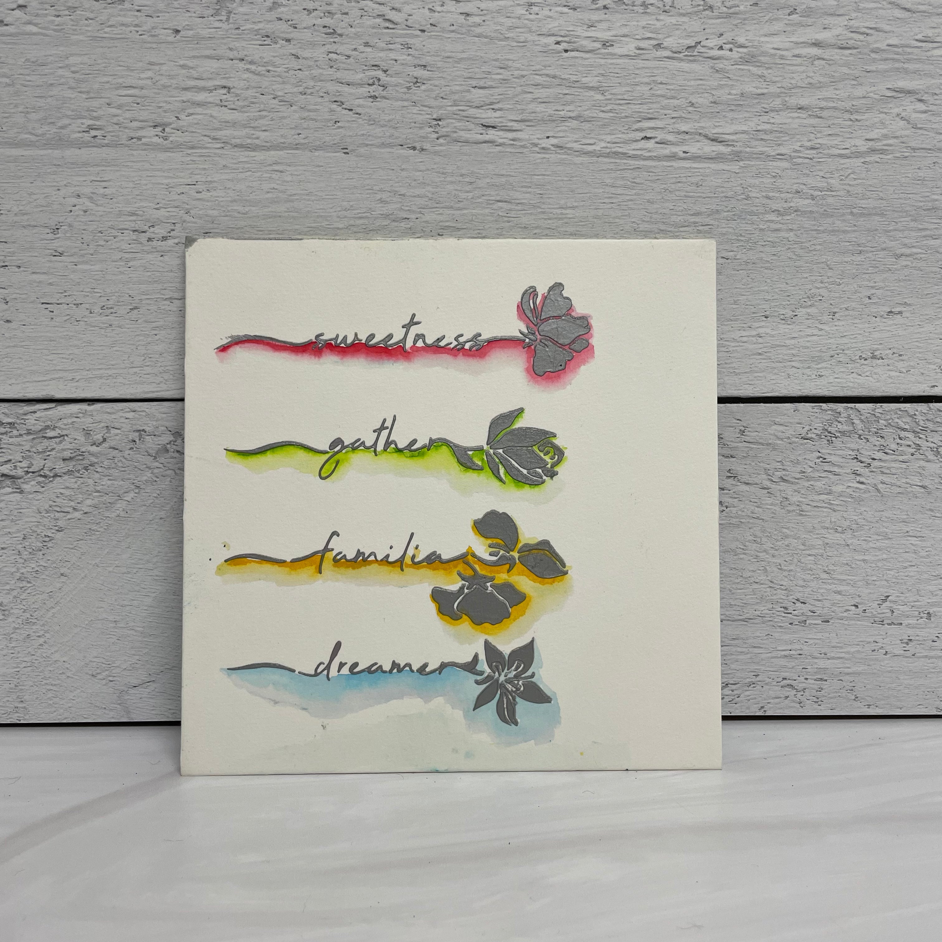 The Crafters Workshop TCW921 Word Stems sjablong 6x6 tekst