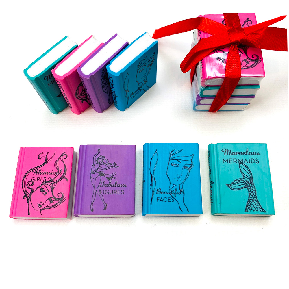 Jane Davenport Bookish viskelærsett minibøker