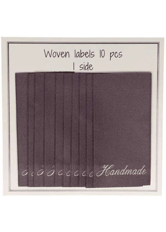 Go Handmade merkelapper handmade mørk lavendel 10 stk