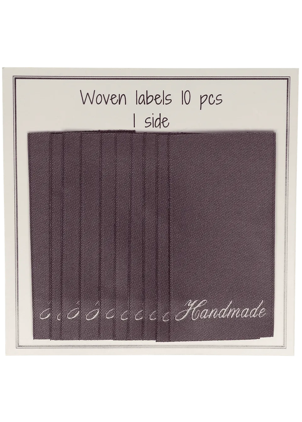 Go Handmade vevde lapper handmade mørk lavendel 10 stk